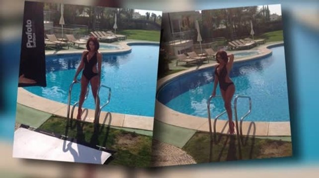 Amy Childs Sizzles in a Bikini