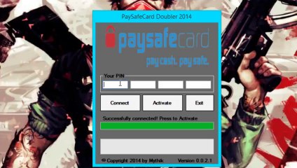 PaySafeCard Doubler 2014 NEW NoVirus NoSurvey 100% Work