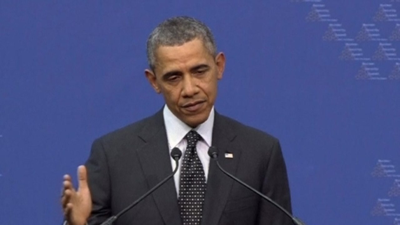 Obama says Russia could face wider sanctions if it moves further into Ukraine