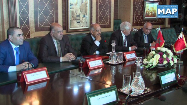 بيد الله يجري مباحثات مع وفد برلماني بحريني