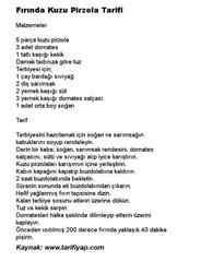 Fırında Kuzu Pirzola Tarifi