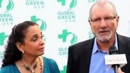Ed and Cathy O'Neill at the Global Green Awards