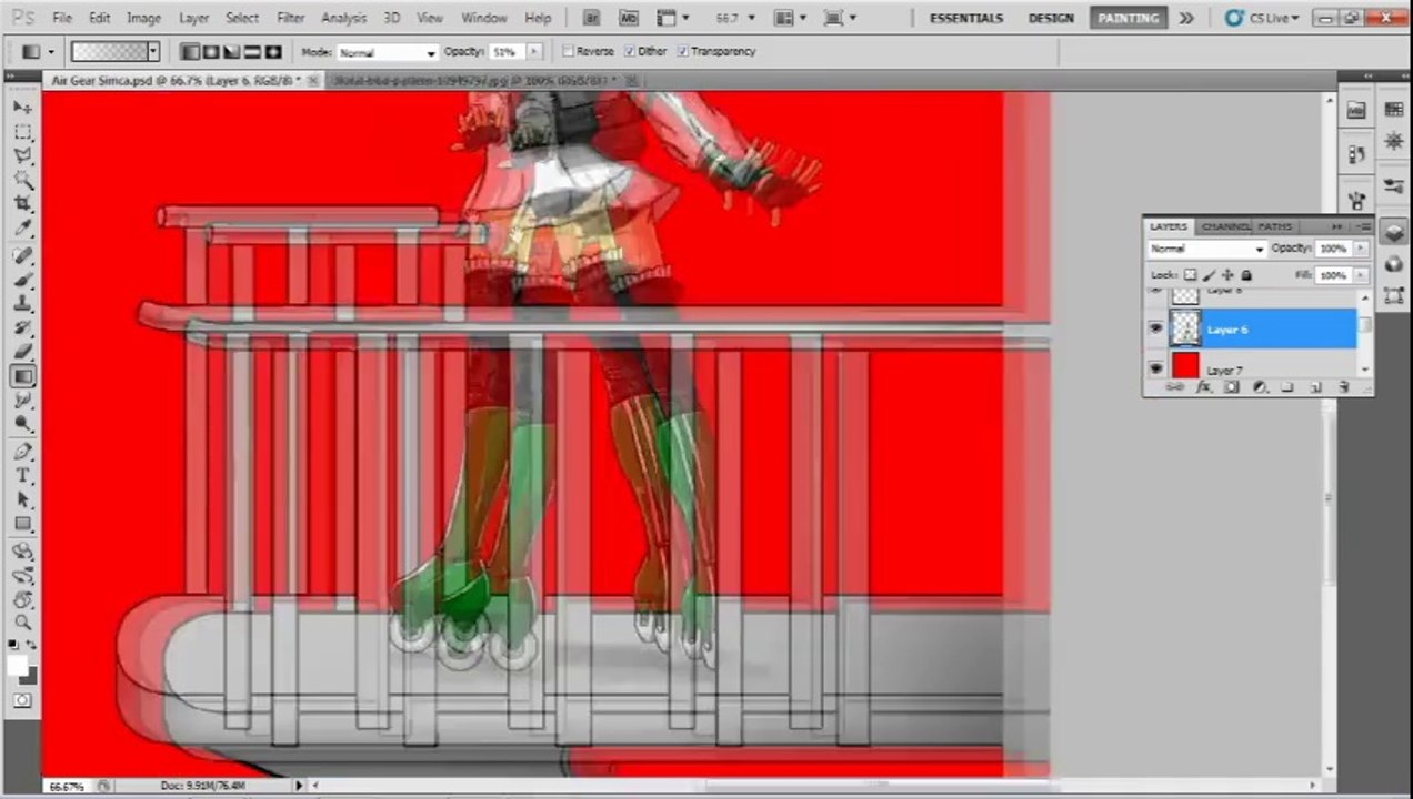 Air Gear Simca Speedpaint