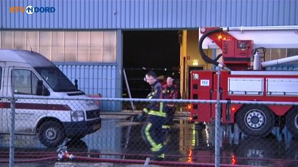 Brand bij Donkergroen in Stad - RTV Noord