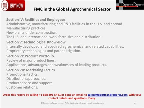 FMC in Agrochemical Market: Promotional Tactics, Distribution, Products by Major Companies