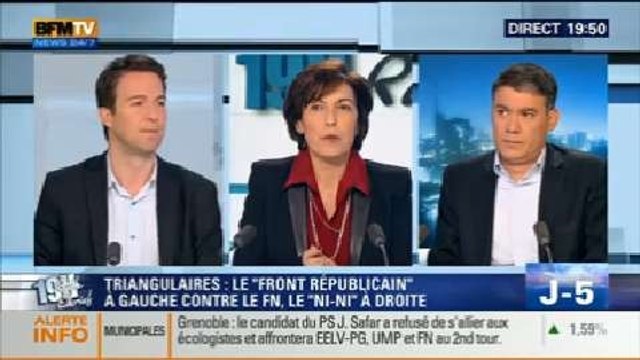 Olivier Faure et Guillaume Peltier: le face à face de Ruth Elkrief - 25/03