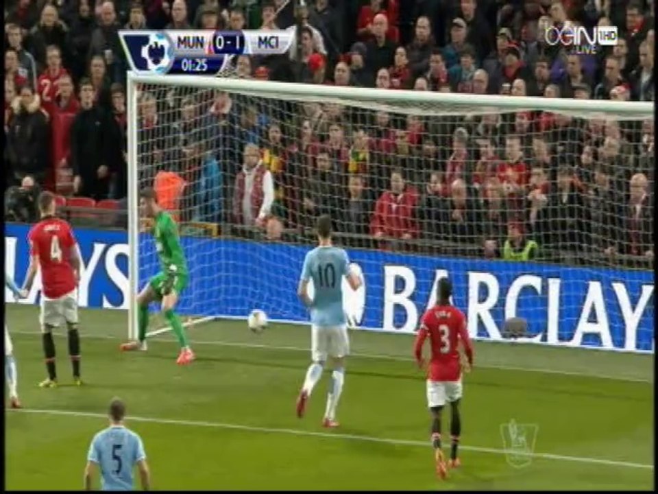 المان يونايتد × المان سيتي هدف ادين دزيكو