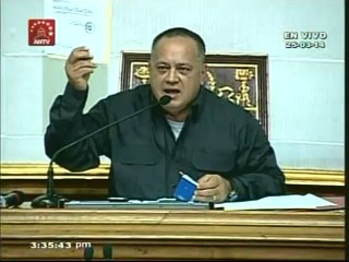 Diosdado Cabello: La Constitución no se discute, se cumple