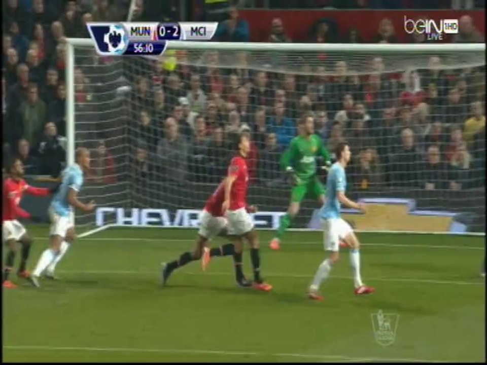 لمان يونايتد × المان سيتي هدف ادين دزيكو الثاني