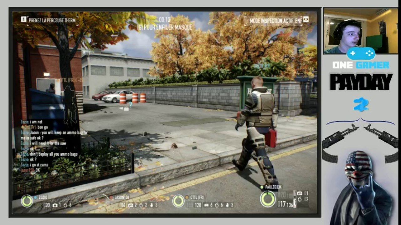Rediffusion 24 mars 2014 - 20h30 Partie 1 Payday 2