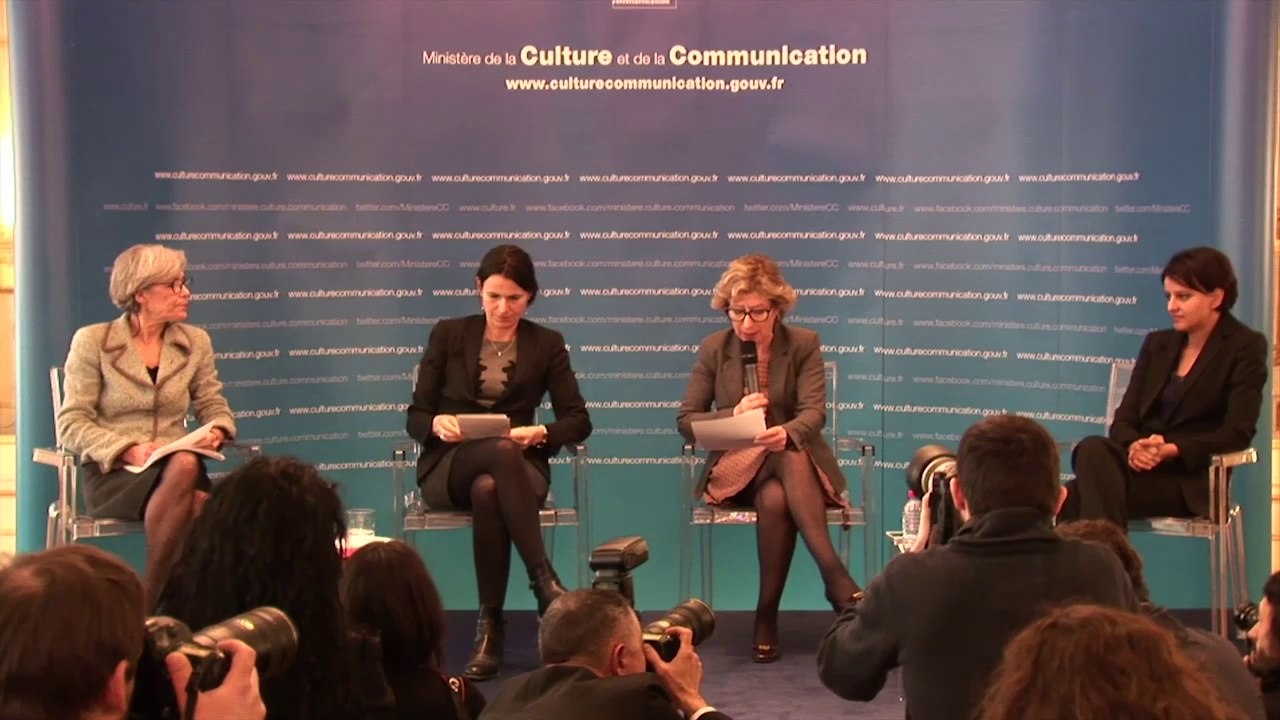 Conférence de presse « Bilan et perspectives de l’action du ministère de la Culture et de la Communication en faveur de l’égalité des femmes et des hommes »