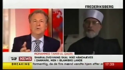 Dr Tahir-ul-Qadri Defends Pakistani Courts, Judges Live On TV2 NEWS Channel