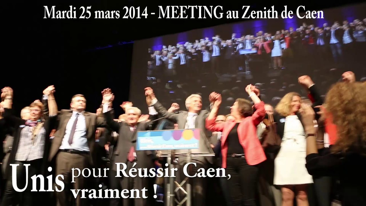 Mardi 25 mars 2014 - Finale meeting "UNIS, pour réussir Caen, vraiment !"