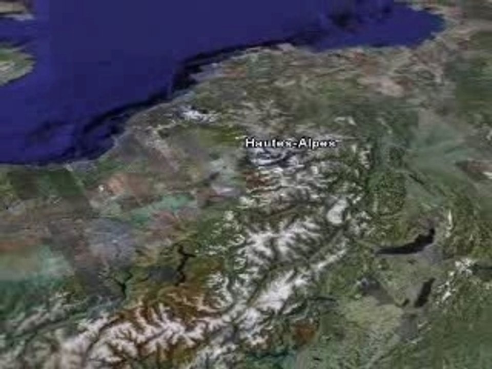 Google earth montagne