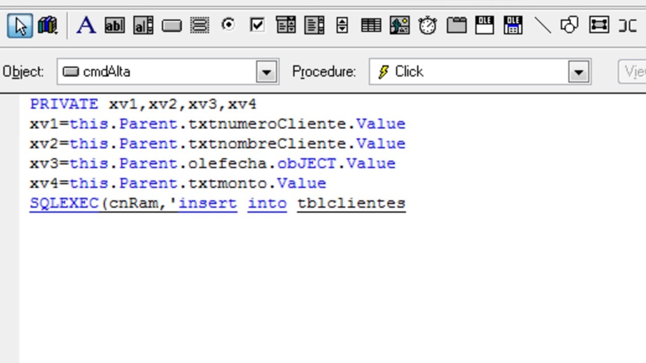 FoxPro SQL Server Insert, Update, delete