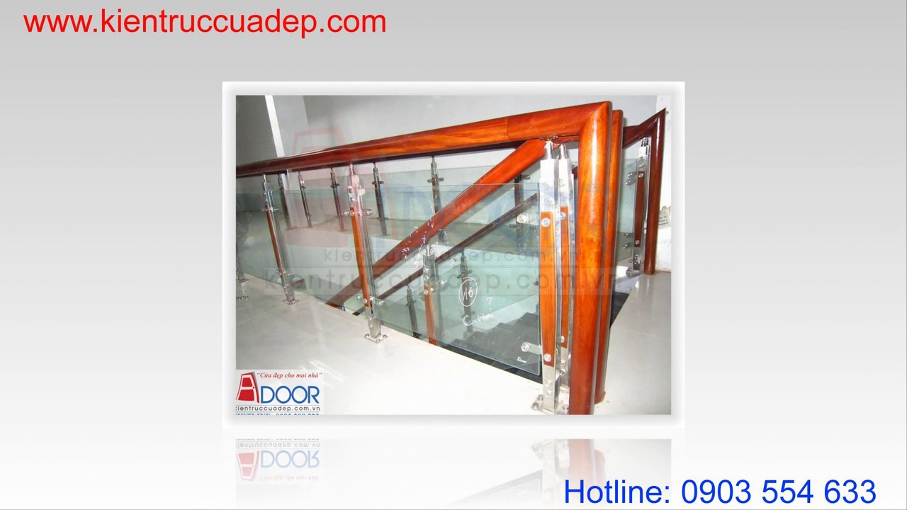 Lan can kính cường lực đà nẵng l lan can kinh cuong luc da nang