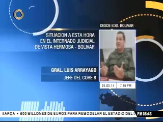 Motín dejó un GNB muerto y otro herido en penal de Ciudad Bolívar