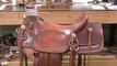 Leather sewing machine for stitching saddle and harness
