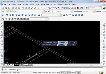 Simple project in AutoCAD Part 14 oh