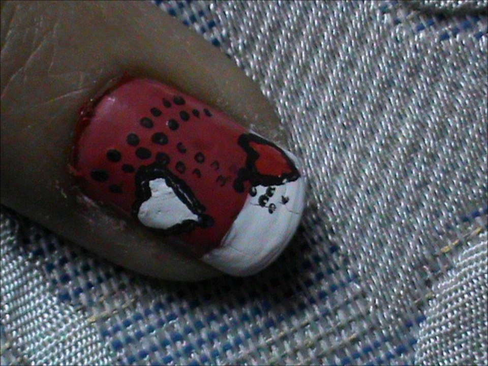 Valentines Day nail art