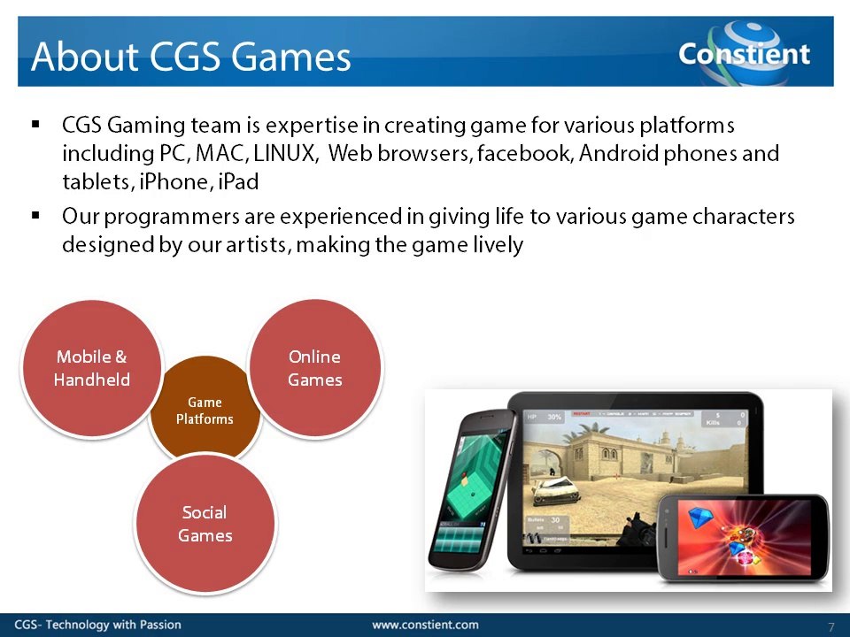Constient global solution