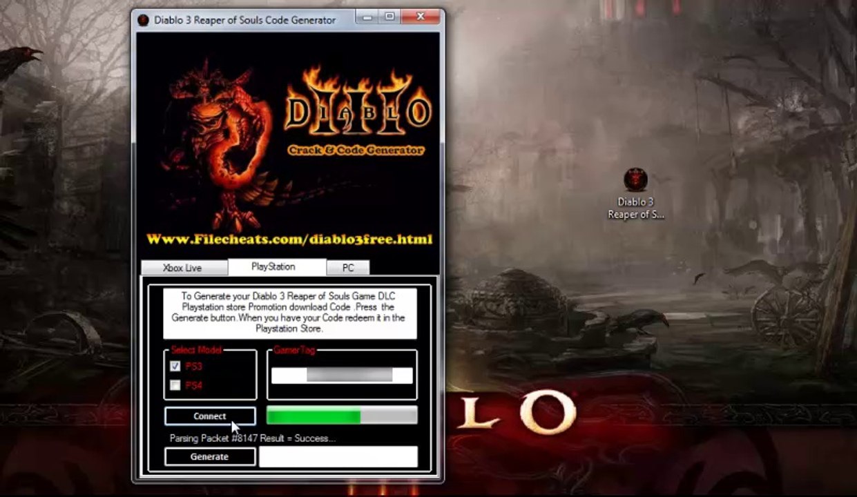 Diablo 3 Reaper of souls Redeem Codes Free ps3 - ps4