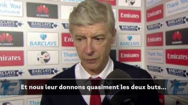 La frustration d'Arsène Wenger