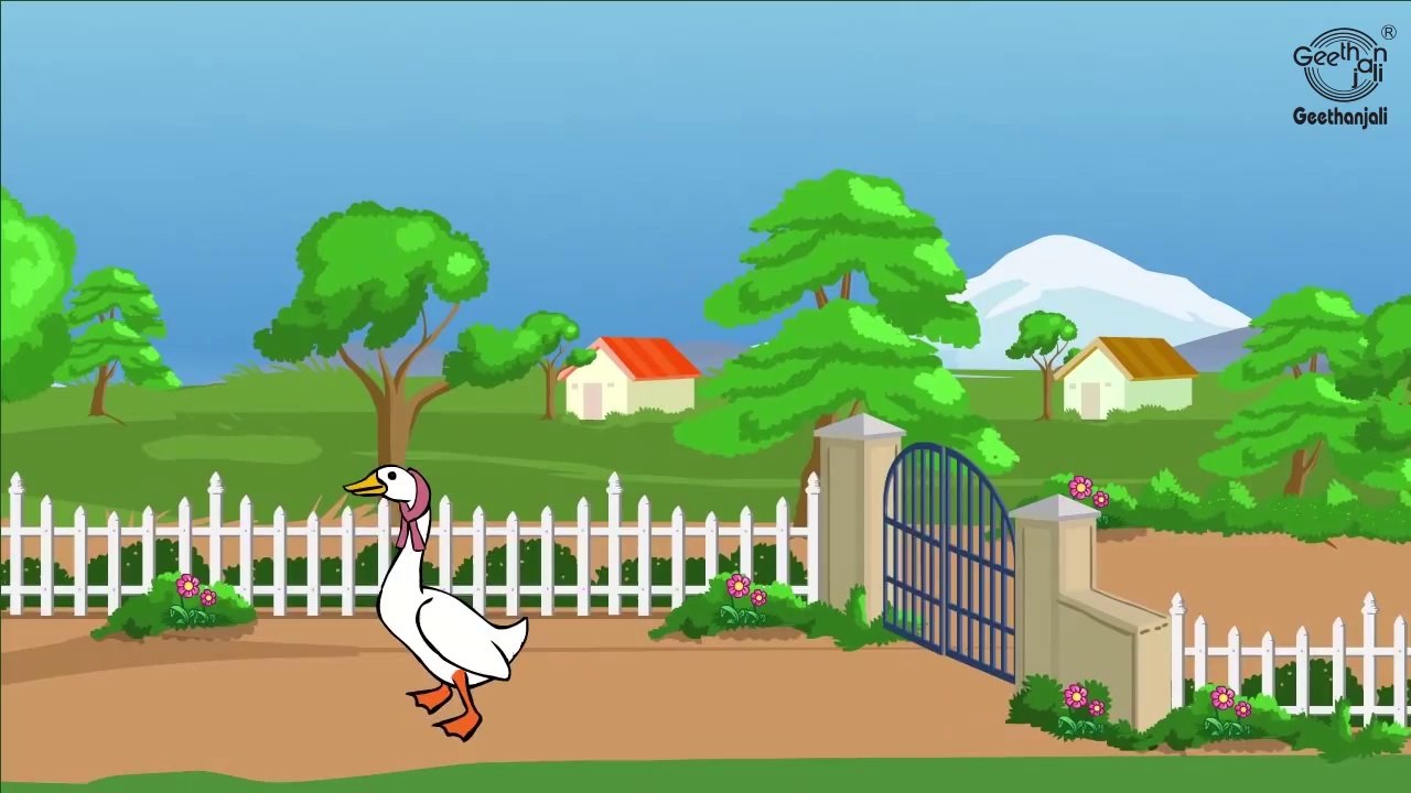 Goosey Goosey Gander, Where Shall I Wander - Nursery Rhymes for Children