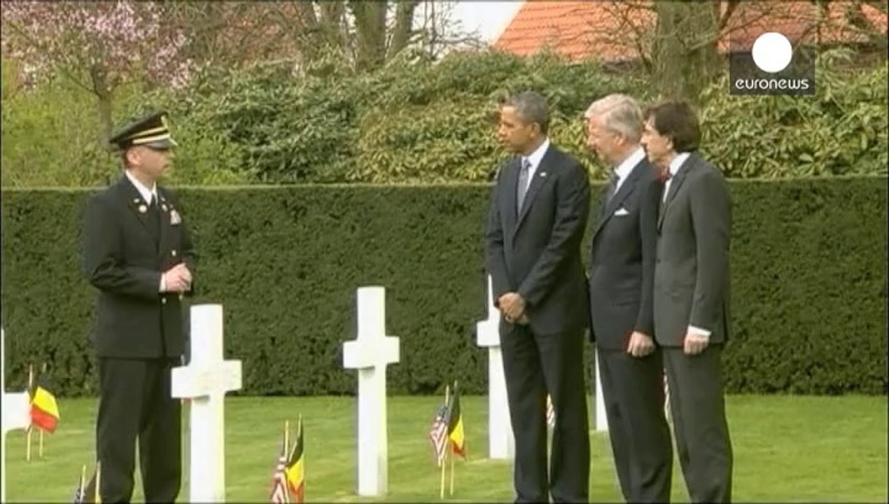 Obama rend hommage aux soldats américains tombés durant la Première guerre mondiale.