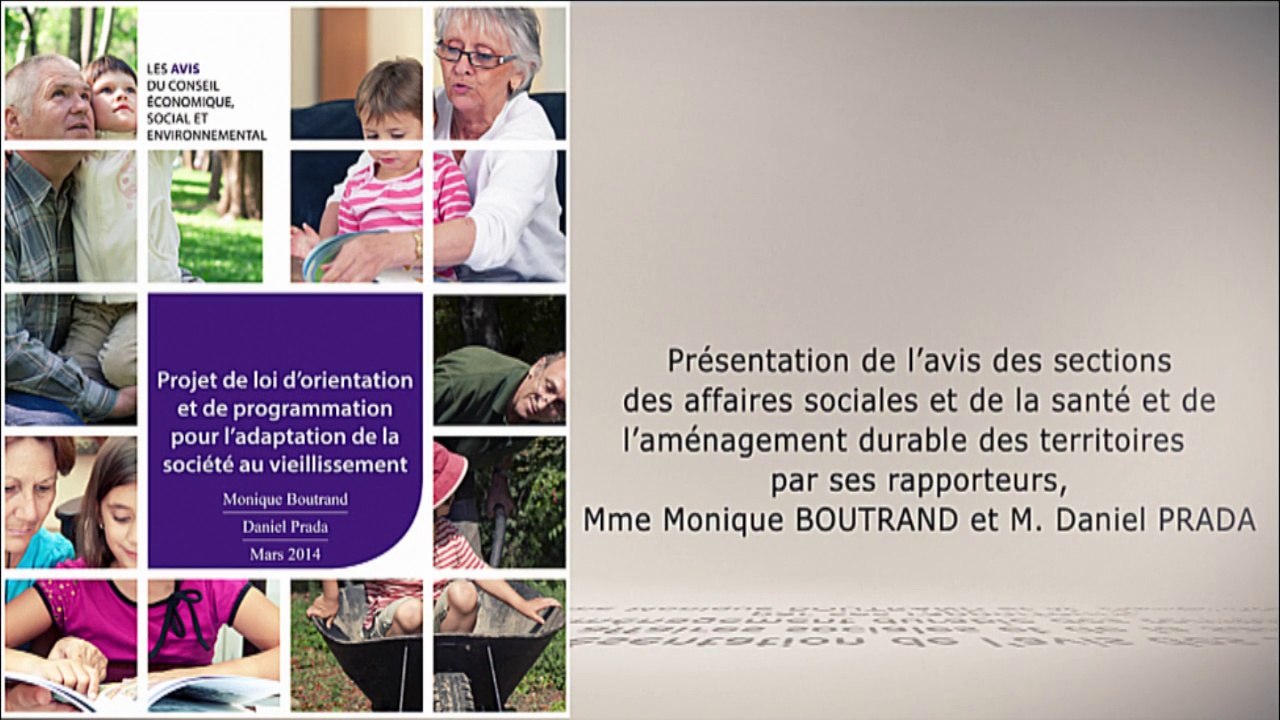 Projet de la loi relatif à l'adaptation de la société au vieillissement - cese