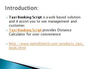 taxi booking script