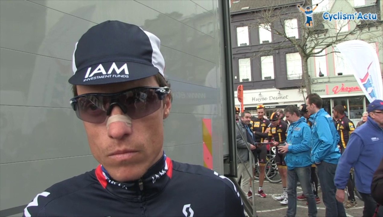 Sylvain Chavanel au départ d'A Travers la Flandre 2014