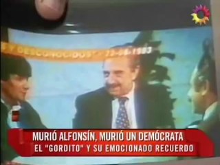 Raúl Alfonsín y Sergio Valenzuela
