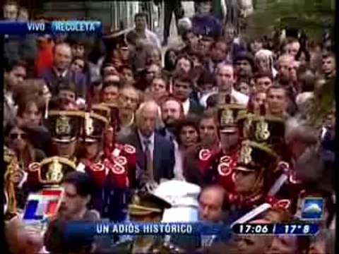 Antonio Cafiero en el Adios a Raúl Alfonsín