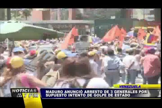 Noticias de las 7: Capturan a generales por planear golpe de Estado contra Maduro (1/2)