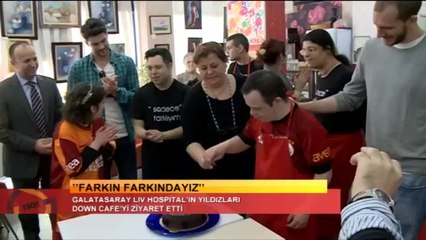 BASKETBOL GS LIV Hospital, Down Cafe'ye iade-i ziyaret gerçekleştirdi