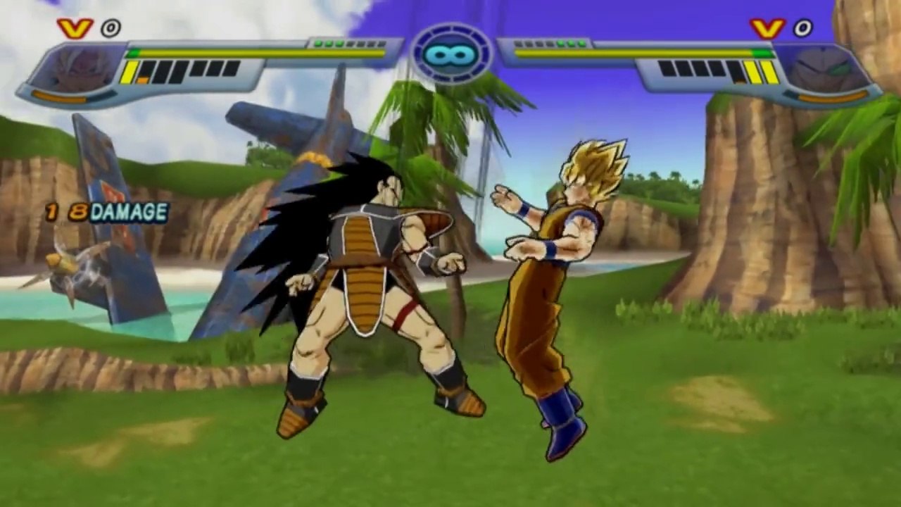Dragon Ball Z Infinite World HD on PCSX2 Emulator (Widescreen Hack)