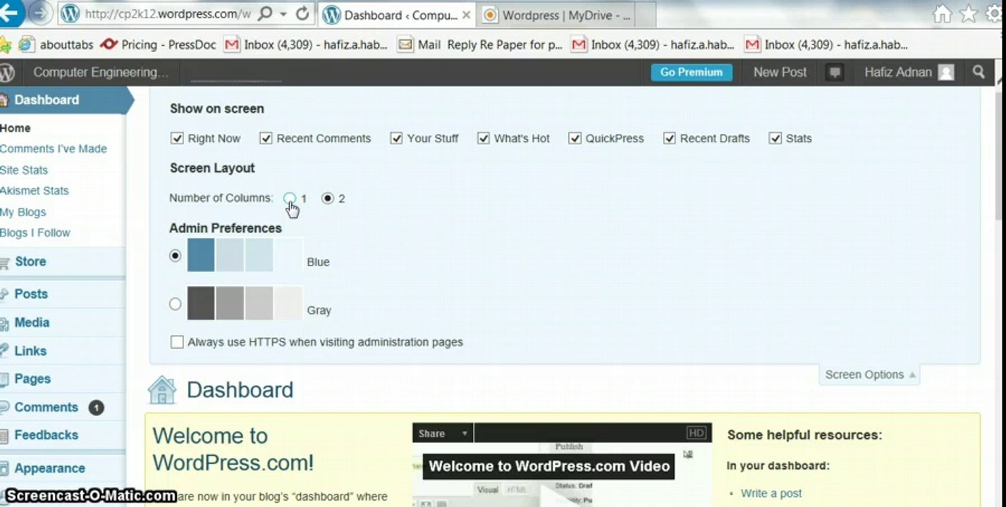 Wordpress Video Tutorials part 4