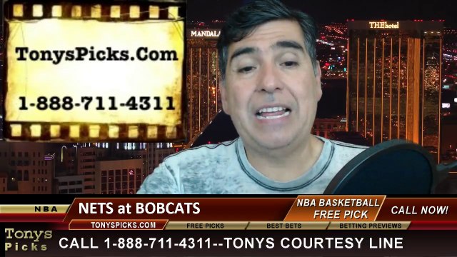 Charlotte Bobcats vs. Brooklyn Nets Pick Prediction NBA Pro Basketball Odds Preview 3-26-2014