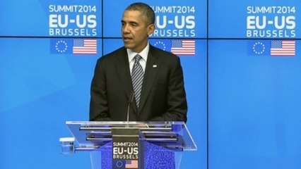 Obama: "Russia stands alone"