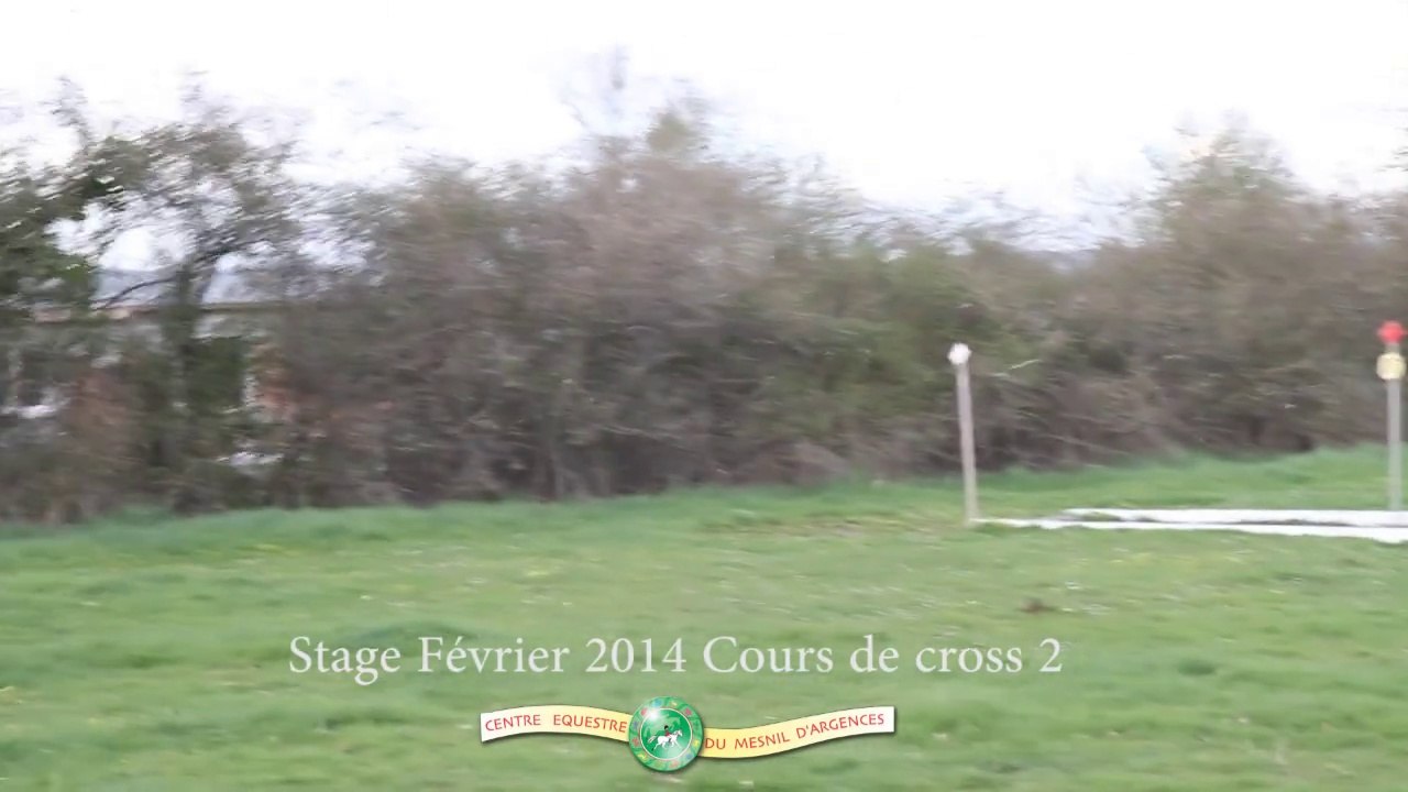 Cours 2 de cross au stage de Février.