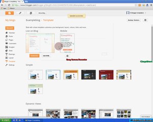 How to change blogger template in urdu