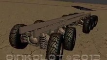 Oshkosh Hemtt 10 x 10 Steering and Suspension test