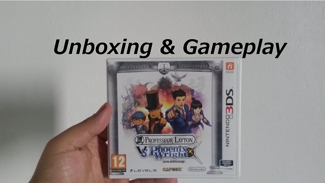(Vidéo découverte) Professeur Layton VS Phoenix Wright: Ace Attorney sur Nintendo 3DS