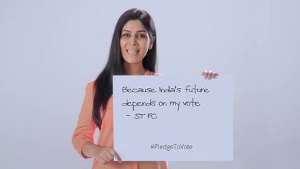 Sakshi Tanwar FC's #PledgeToVote | Sakshi Tanwar