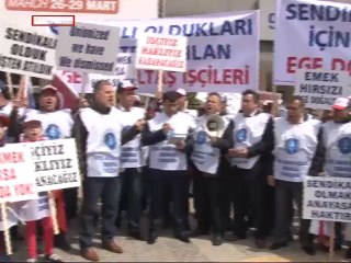 İZMİR'DE SENDİKALI İŞÇİ KIYIMI