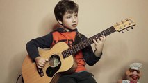 8 yr old Frano plays Halfway Home (Tommy Emmanuel cover)