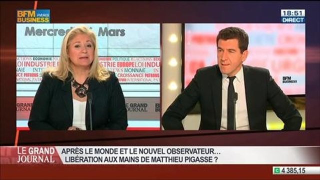 Matthieu Pigasse, directeur général de la banque Lazard France, dans Le Grand Journal - 26/03 3/3