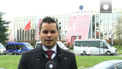 Alfombra roja para el presidente chino Xi Jinping en París