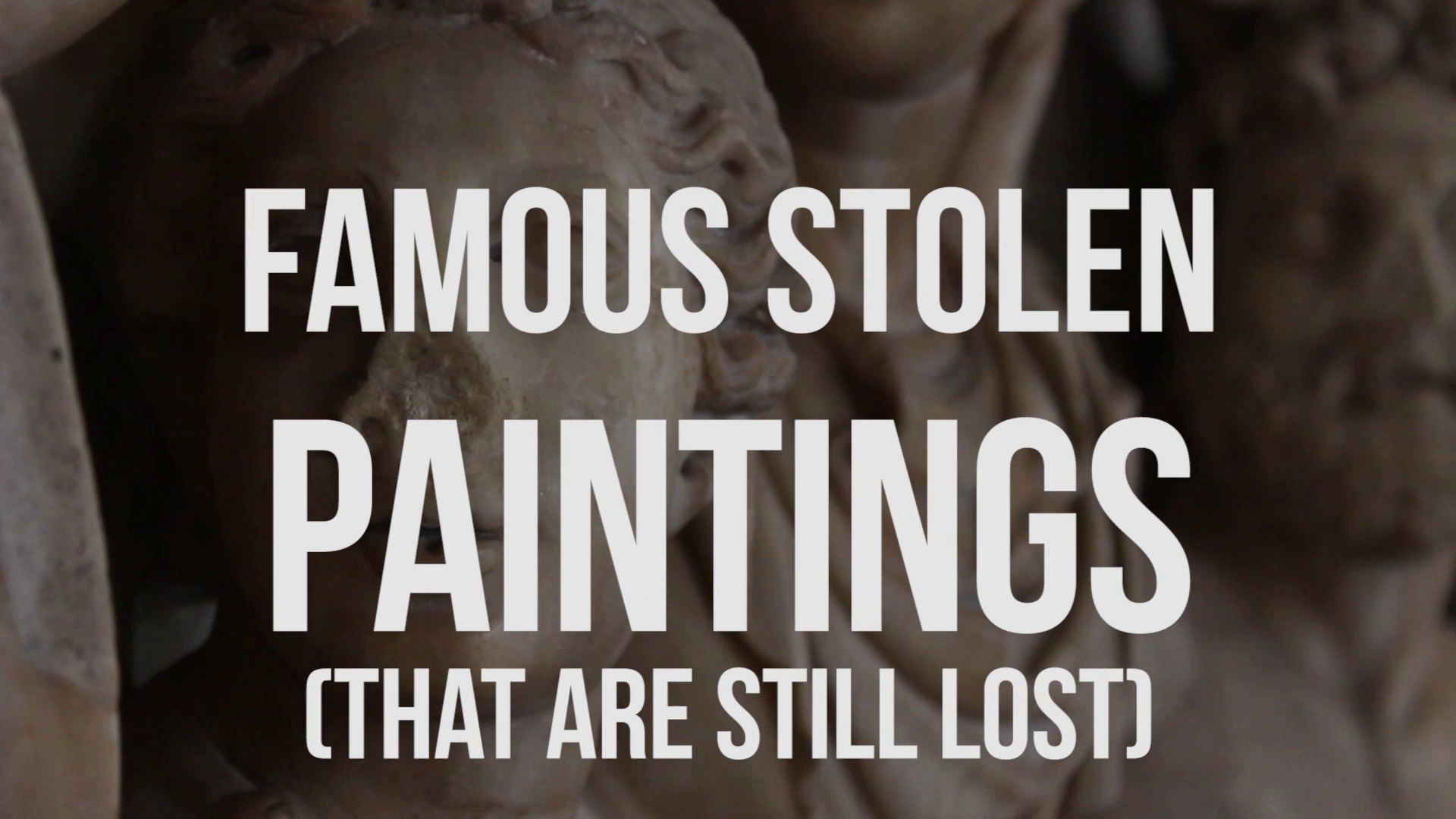Famous Stolen Paintings